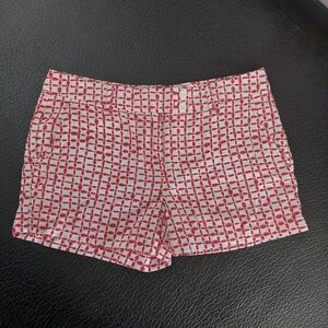 Vineyard Vines Shorts 100% Cotton Red/White Size 4